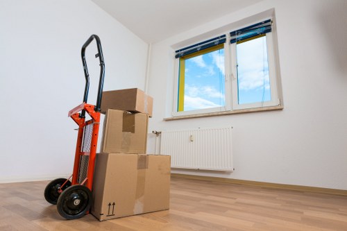 Careful loading of household furniture for a move in Paddington
