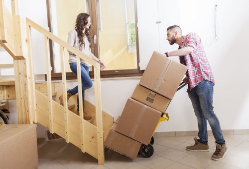 Packing and transport support for a Paddington office relocation