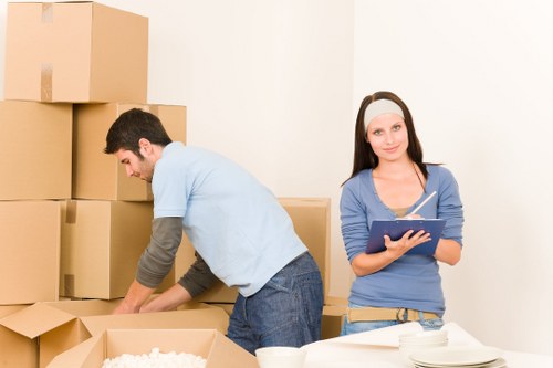 Unpacking household belongings after a Paddington relocation