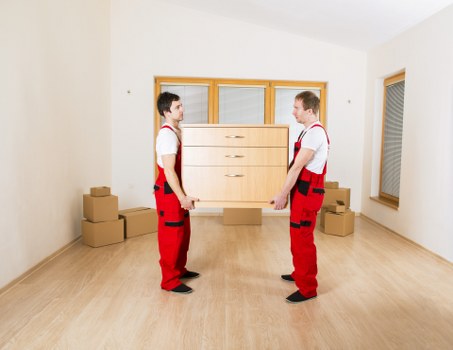 Truck loading for furniture and boxes in a Paddington move